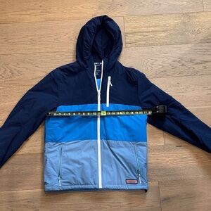Vineyard Vines Men's Blue Hooded Jacket Medium